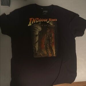 Target Black Short Sleeve Indiana Jones Tee